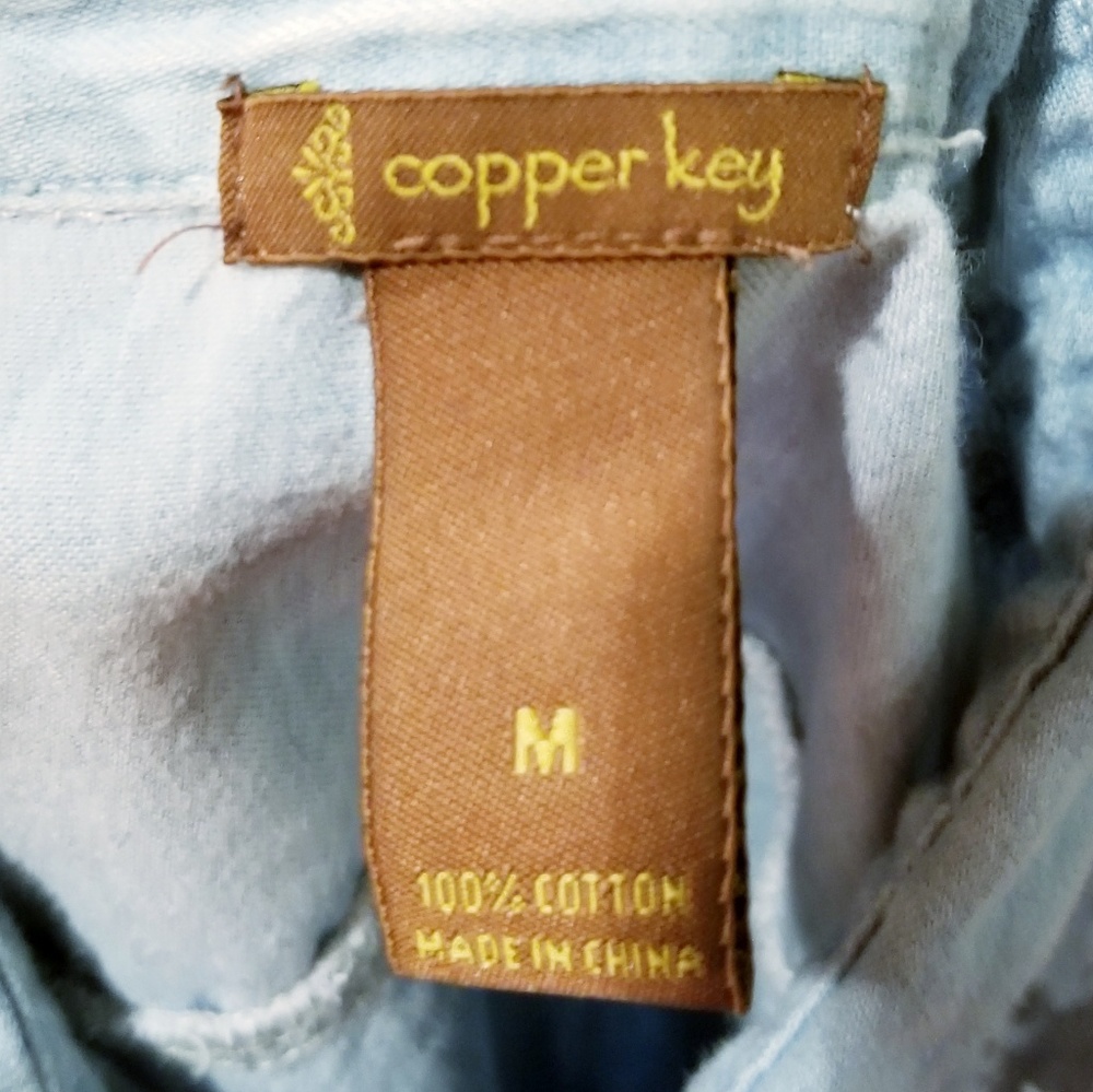 Copper Key Denum Button up - Picture 5 of 5